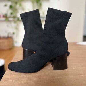 Céline by Phoebe Philo Ribbed Sock Boots 37